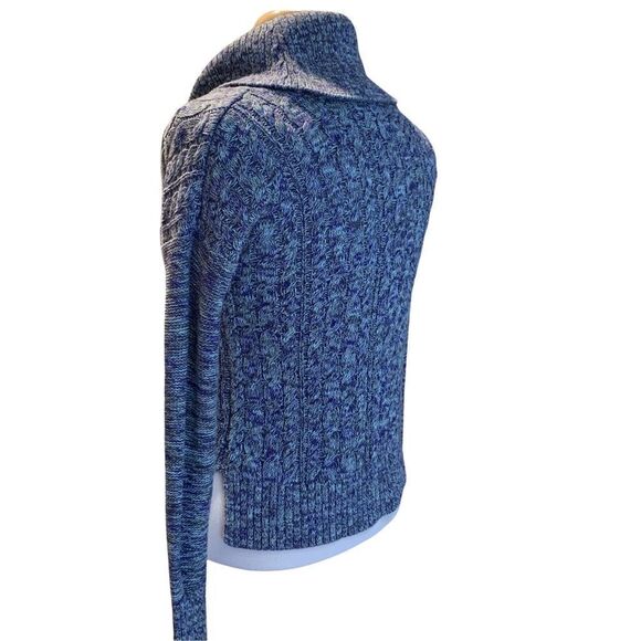 American Eagle Outfitters Gray/Purple Cowl Neckline Sweater XS - Picture 4 of 4